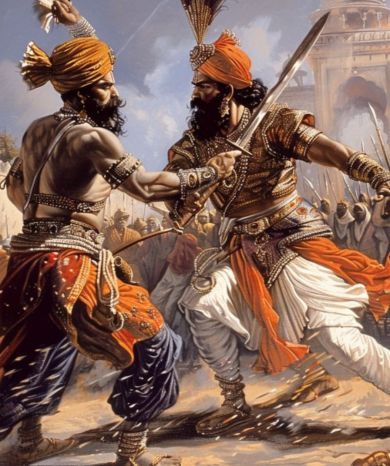 Sikandar Lodi vs Man Singh Tomar