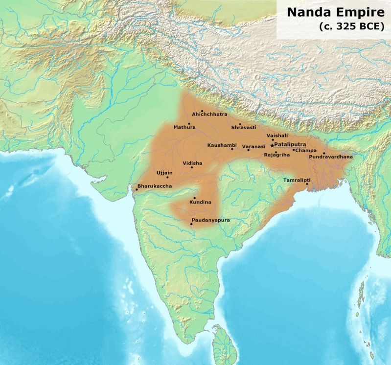 Nanda Dynasty, Nanda Kingdom, Nanda Empire, Dhana Nanda, Mahapadma Nanda, Magadha